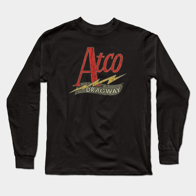 Atco Dragway 1960 Long Sleeve T-Shirt by JCD666